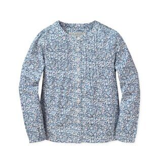 Hope and Henry Pleated Button down Floral Blouse 18-24 months